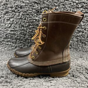 LL Bean Vtg  Women's Unlined Maine Hunting Shoe Duck Boots Lace Up Size 7
